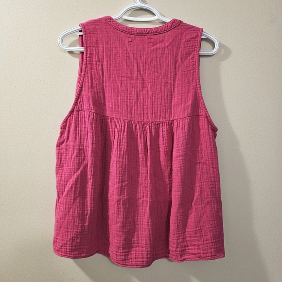 Xirena - Carrie Top in Lipstick Pink - Size L - Picture 5 of 7